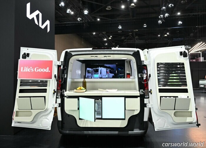 Los Conceptos Kia PV5 Spielraum adoptan Vanlife | Carscoops